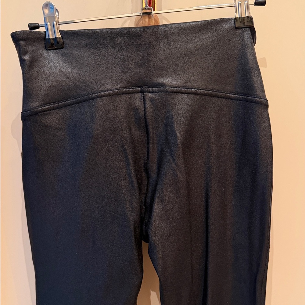 SPANX Faux Leather Black Leggings - Picture 5 of 7